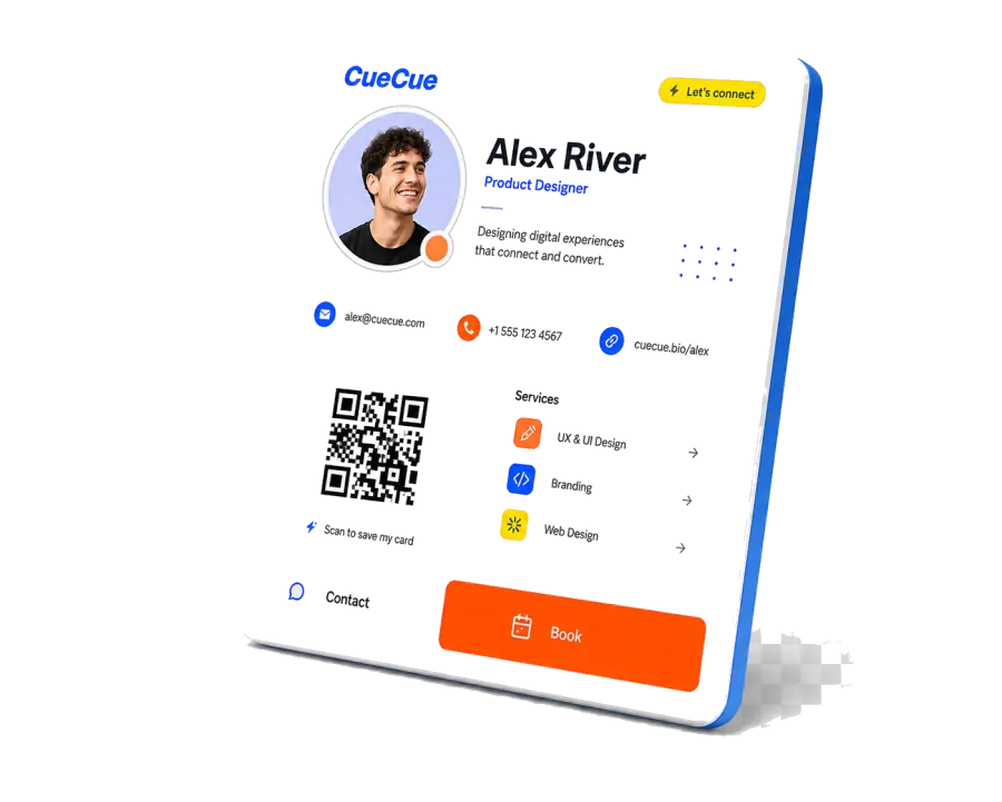 Digital Business Cards interactive card preview